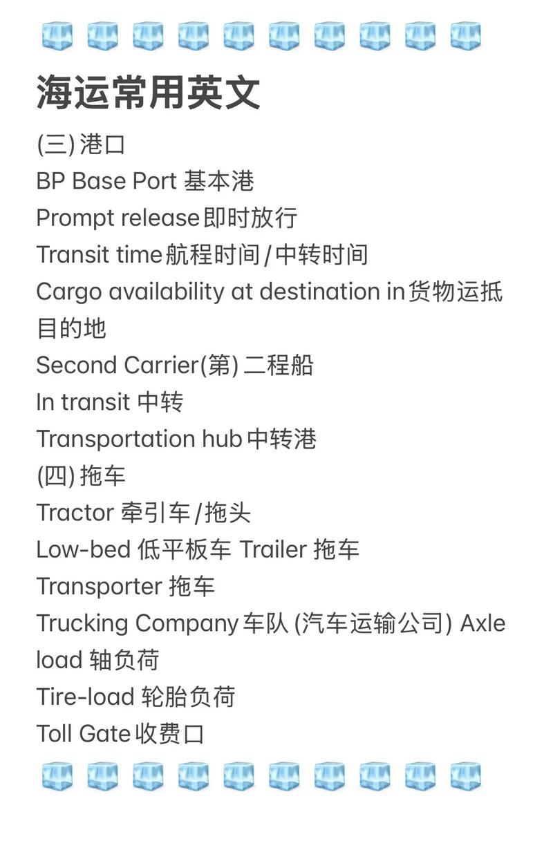 貨運英文簡稱貨運英文簡稱是什么